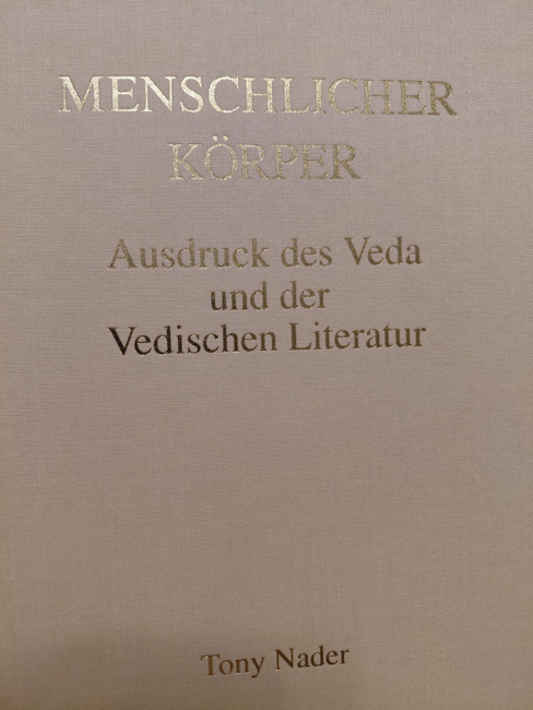 Buchcover von Dr. Tony Naders Werk "Der menschliche Körper"